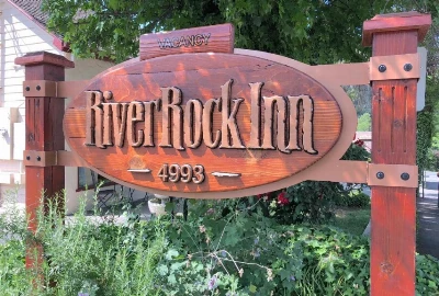 Step into History: River Rock Inn & Deli Garden Cafe